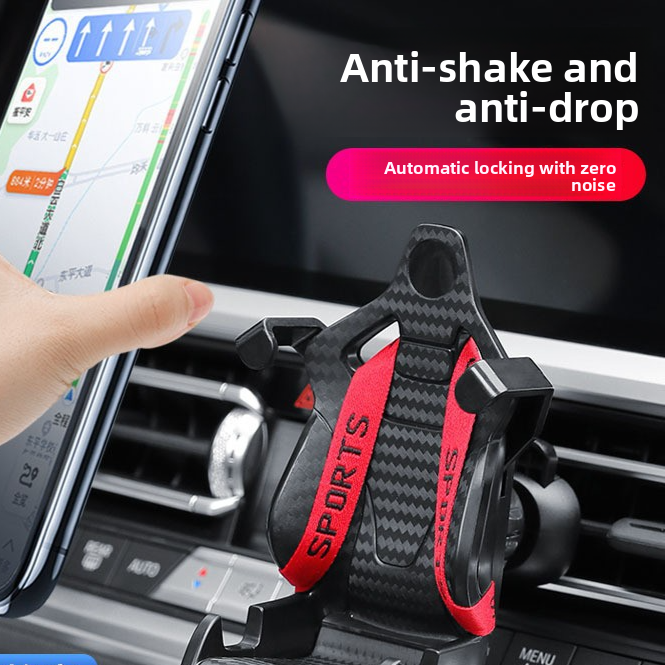 360° Racing Seat Car Phone Holder – Universal Dashboard Mount