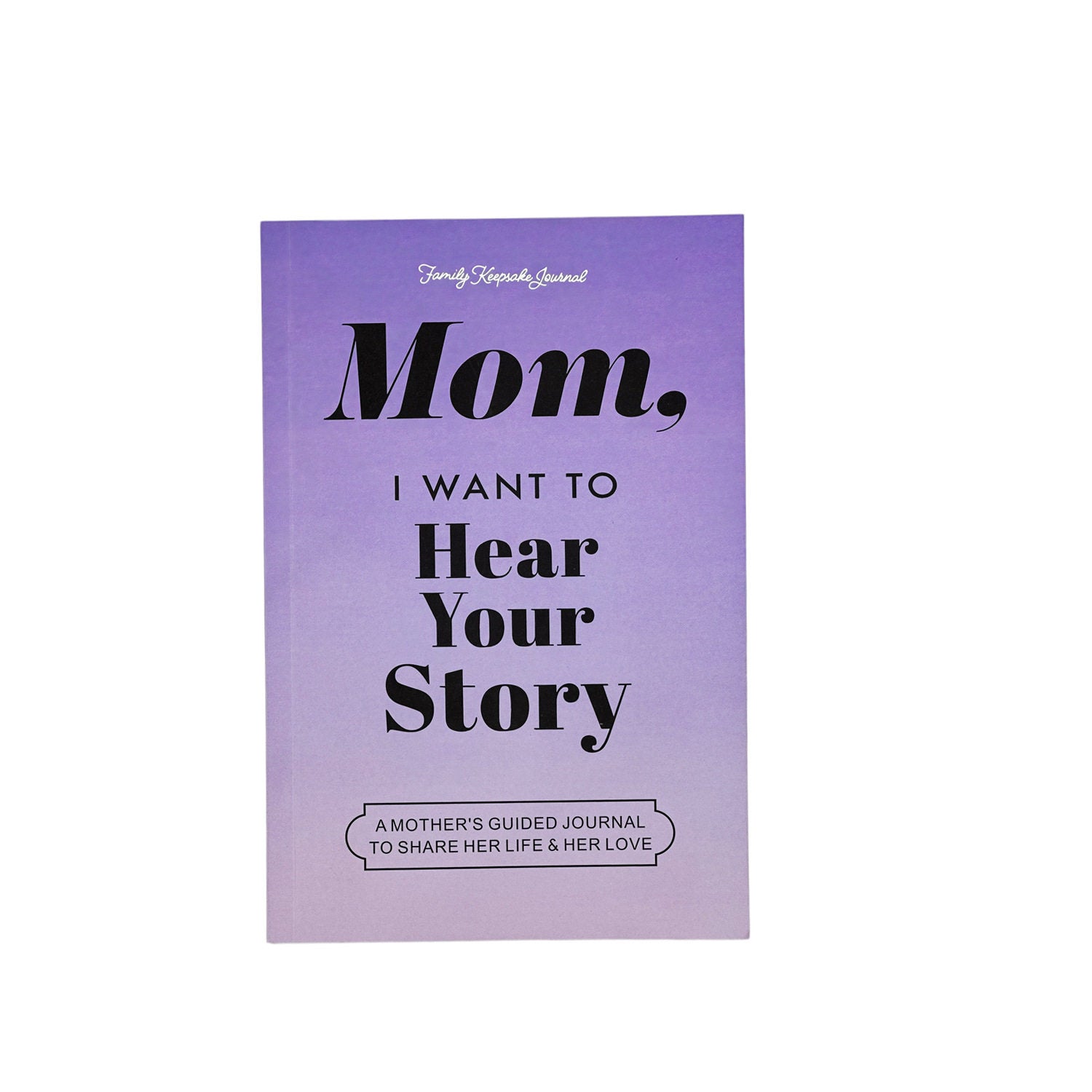 “Dad, I Want to Hear Your Story” Journal – Memory Keepsake Notebook