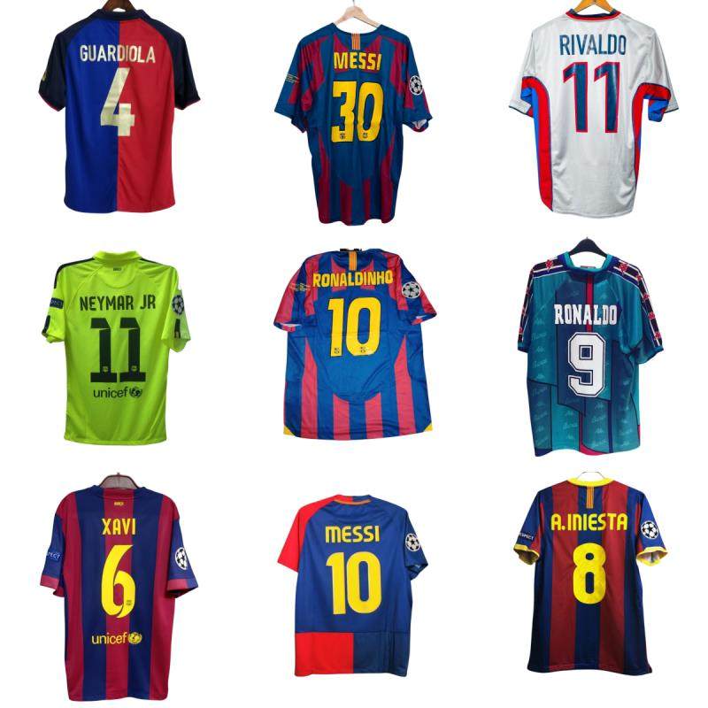 Retro Barcelona Football Jersey Collection – Classic Player Edition Soccer Shirts