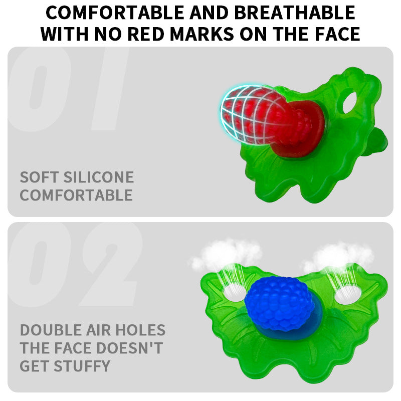 Silicone Raspberry Baby Teether – Freezable Food-Grade Teething Toy (3+ Months)