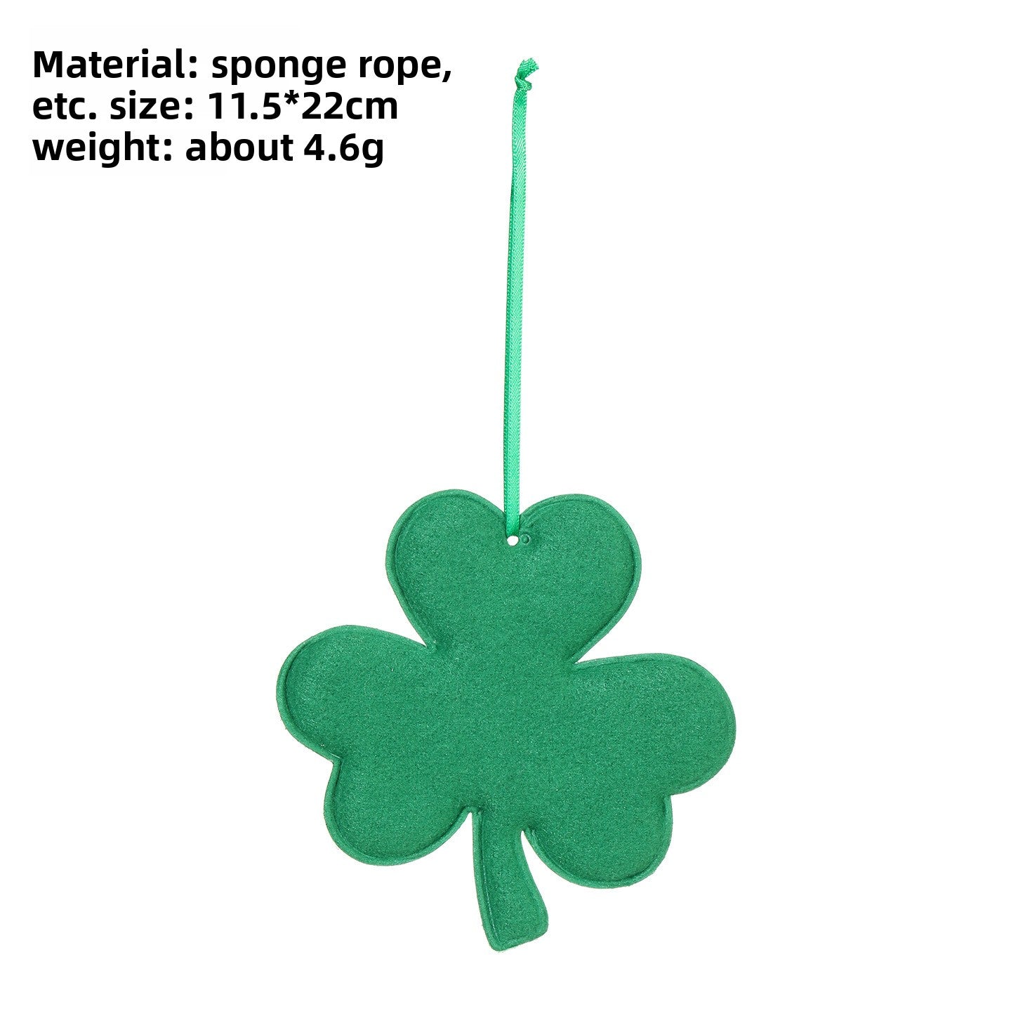 St. Patrick’s Day Clover Hanging Decoration – Festive Holiday Party Pendant