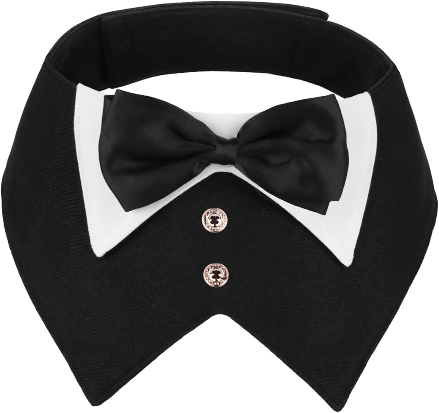 Dog Bow Tie Scarf – Elegant Flax Pet Bandana with Absorbent Design