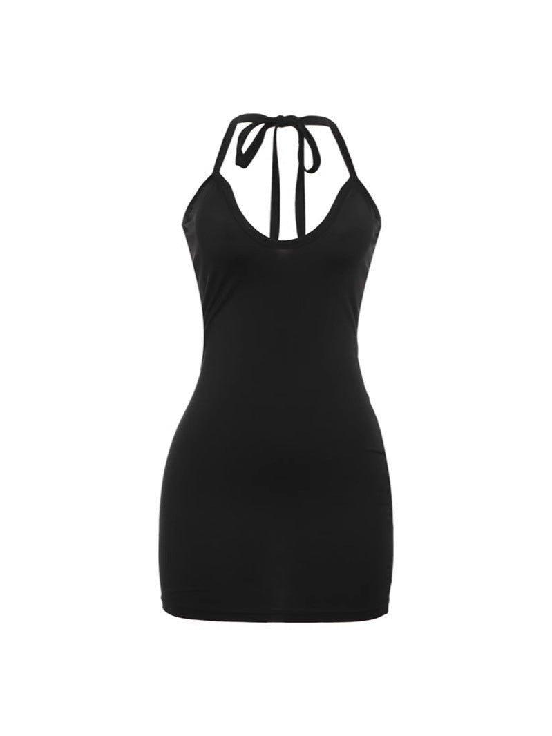Women’s Sleeveless Bodycon Dress – V-Neck High Waist Fitted Dress