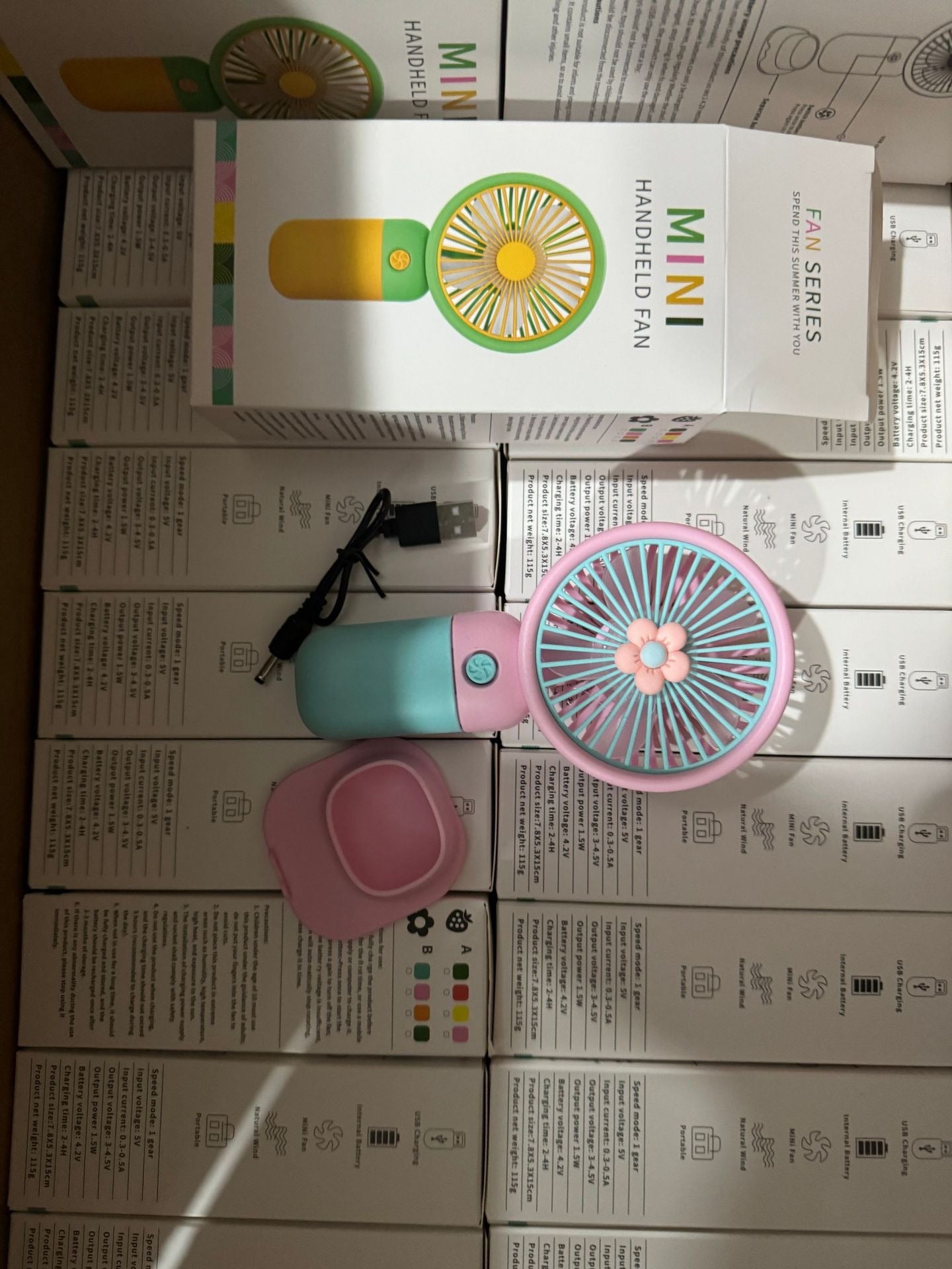 Mini Cartoon USB Portable Fan