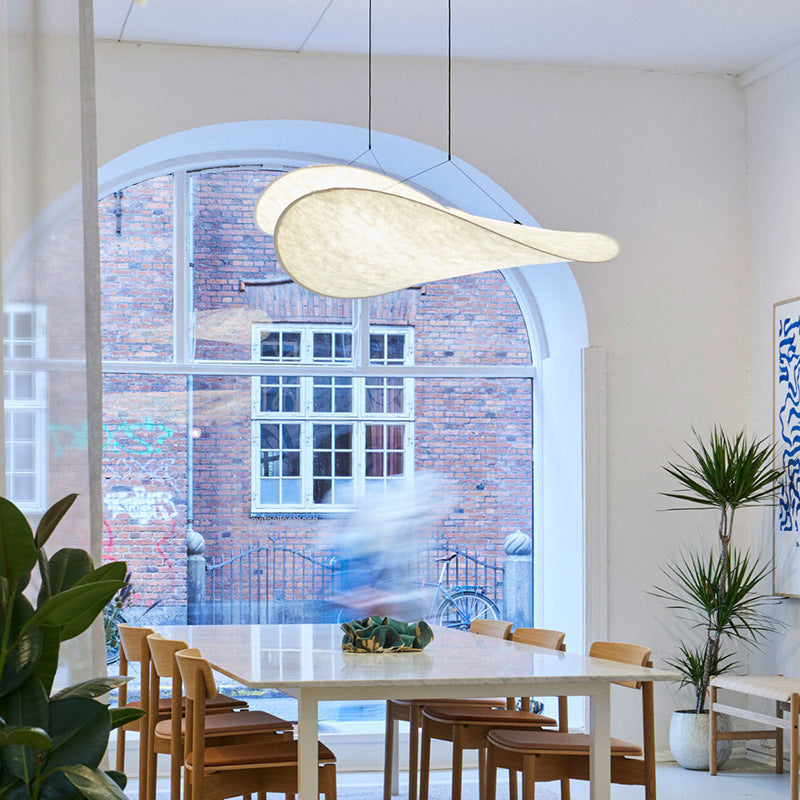 Wabi-Sabi LED Pendant Lamp – Minimalist Japanese Hanging Chandelier Light