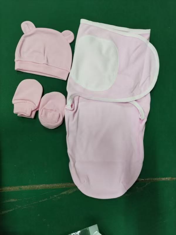 100% Cotton Baby Swaddle Sleeping Bag – Cocoon Style Newborn Wrap (0–12 Months)