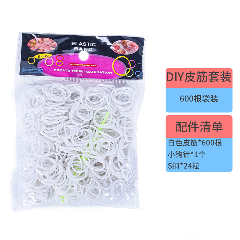 DIY Rubber Band Bracelet Kit – Colorful Weaving Craft Set for Kids