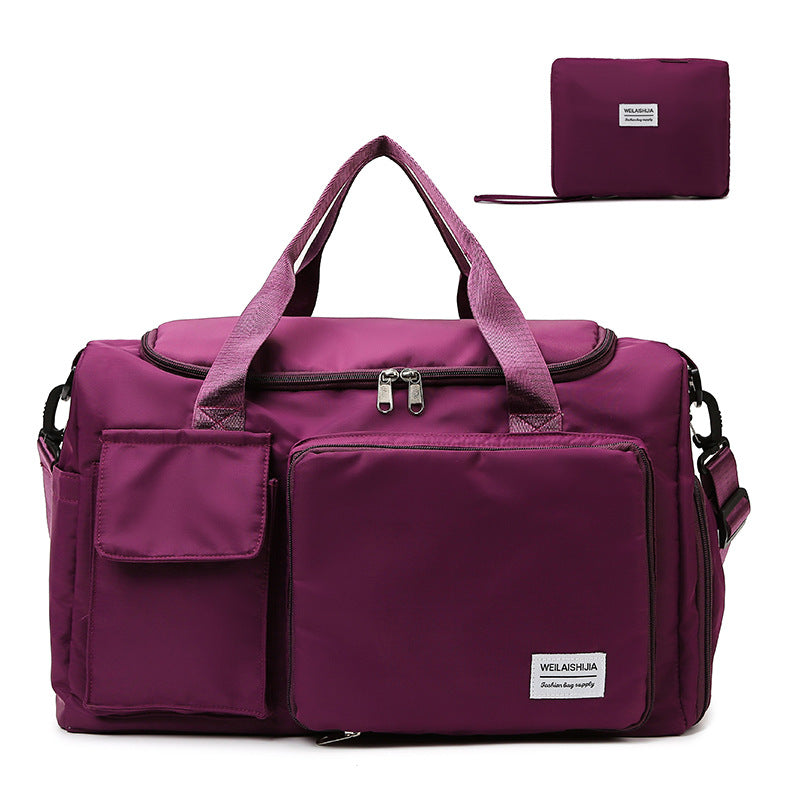 Waterproof Gym & Travel Duffel Bag – Wet Dry Separation with Shoe Compartment