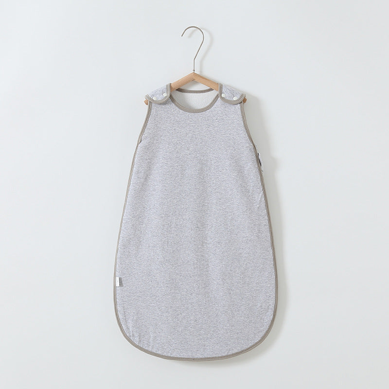 Thickened Cotton Baby Sleeping Bag Vest – Plush Lined Infant Sleep Sack (0–12 Months)
