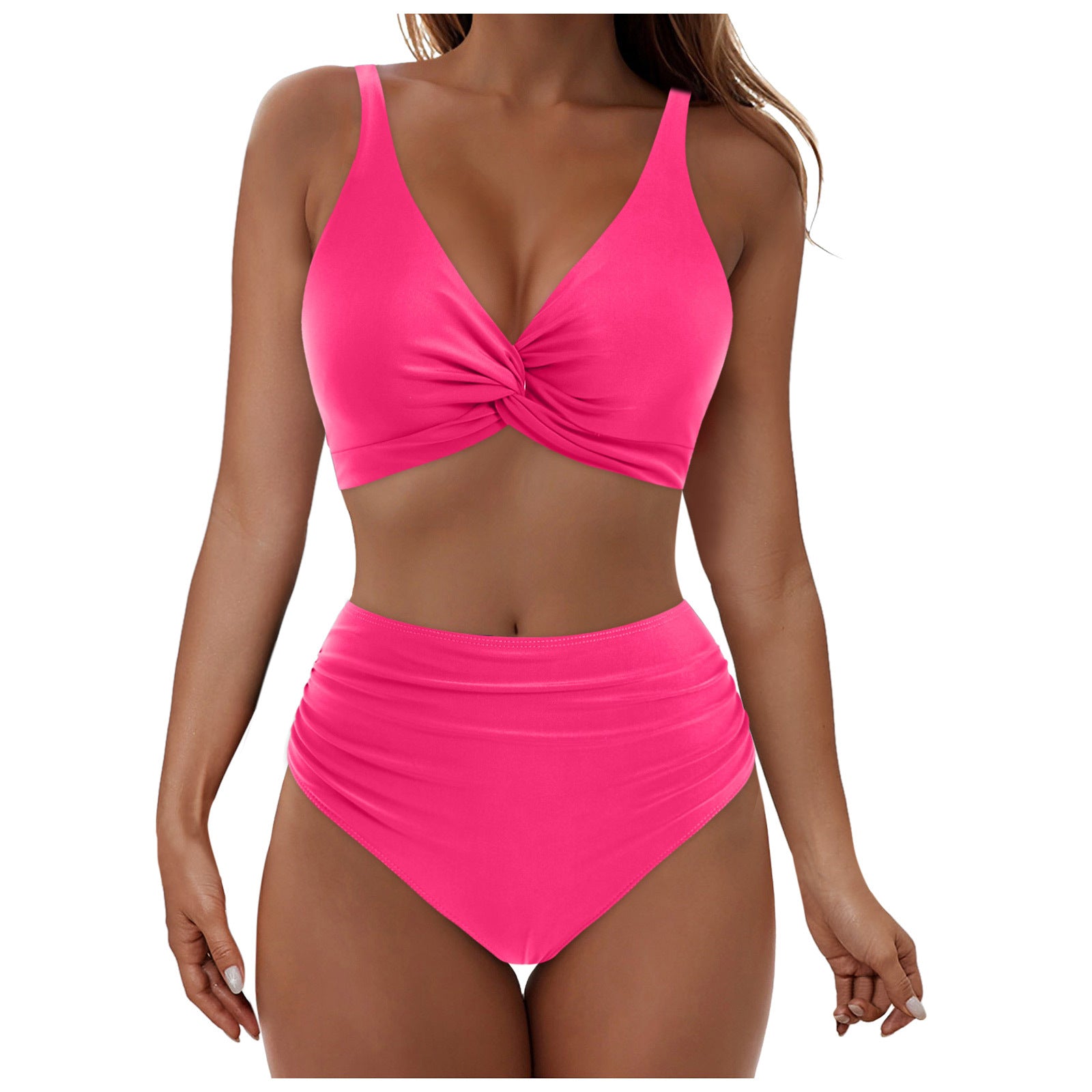 Women’s Two-Piece Swimsuit Set – Stretch Bikini with Built-In Padding