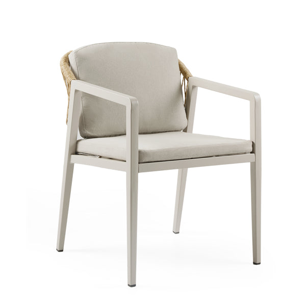 Outdoor PE Rattan Chair – Weather-Resistant Patio Accent Chair with Iron Frame