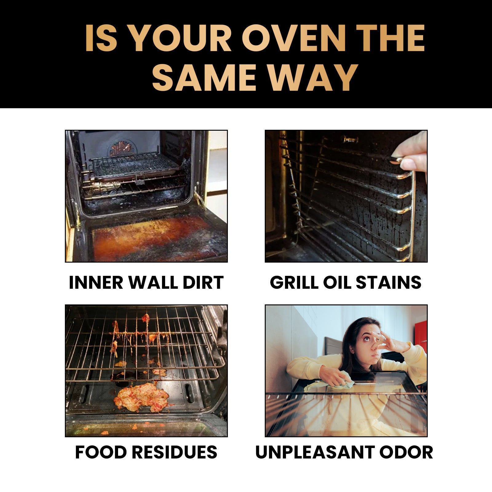 Oven & Grill Cleaner – Powerful Degreasing Spray