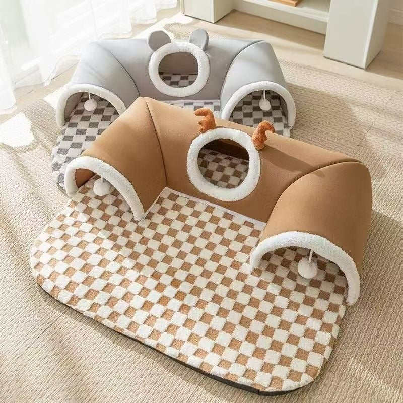 Wooden Cat Bed Shelter – Cozy Year-Round Retreat