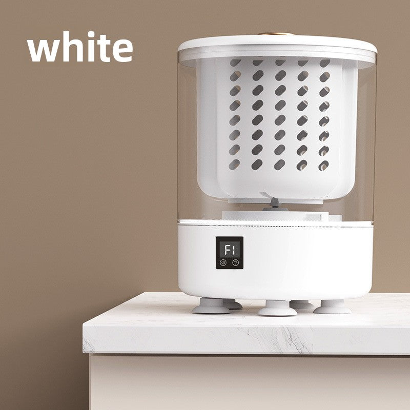 Portable Mini Washing Machine – USB Rechargeable Washer & Spin Dryer
