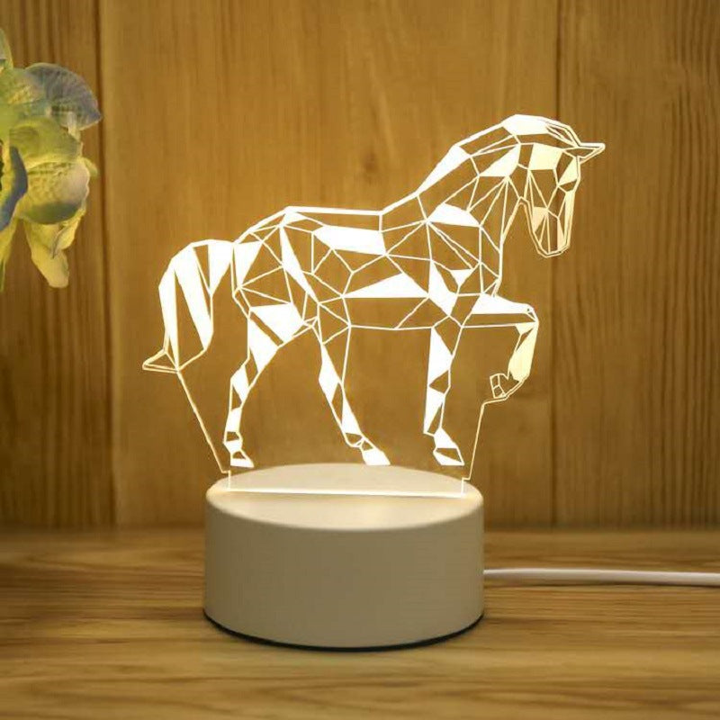Smart Voice Control 3D LED Night Light