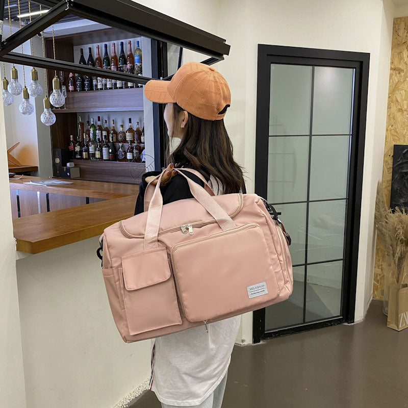 Waterproof Gym & Travel Duffel Bag – Wet Dry Separation with Shoe Compartment