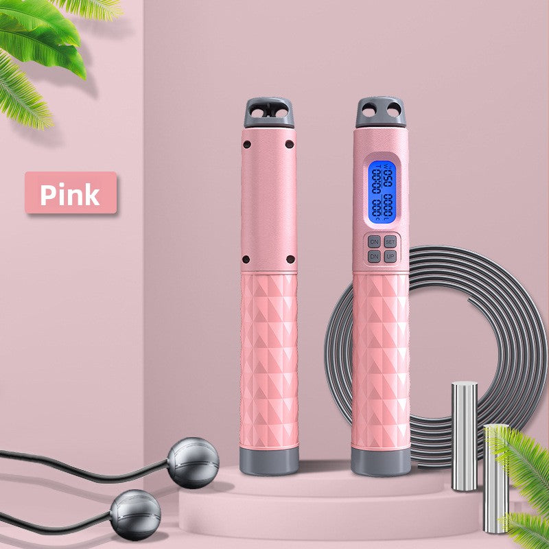 Smart Digital Jump Rope – Cordless Weighted Skipping Rope with LCD Counter & Memory Function