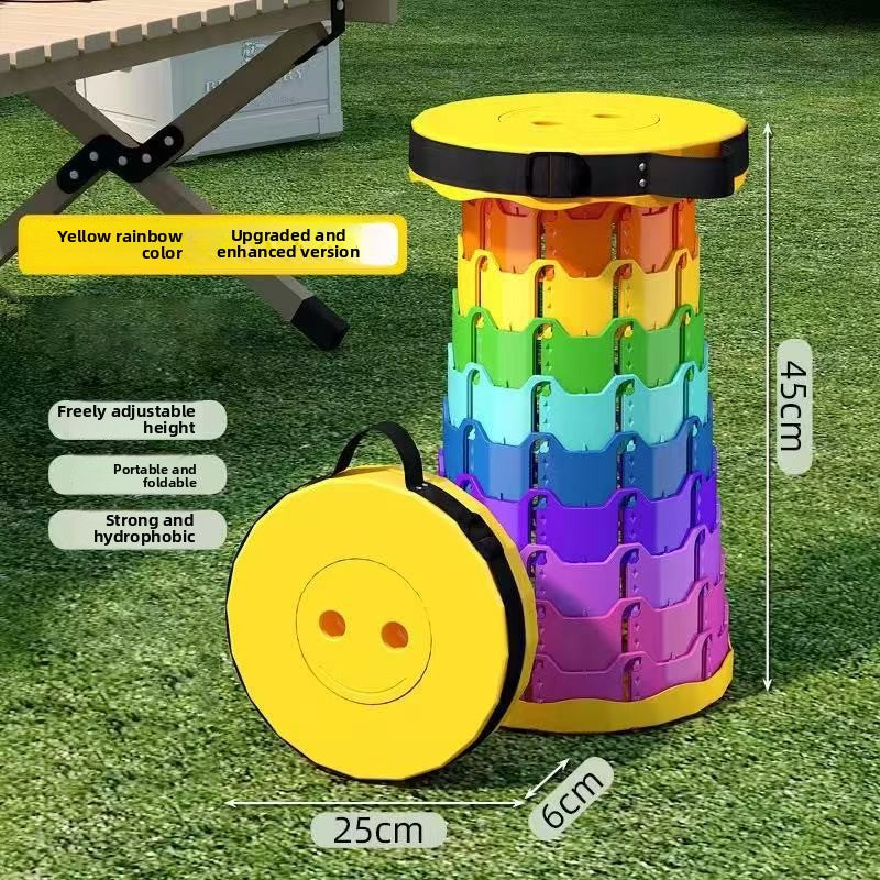 Portable Retractable Folding Stool – Lightweight & Durable