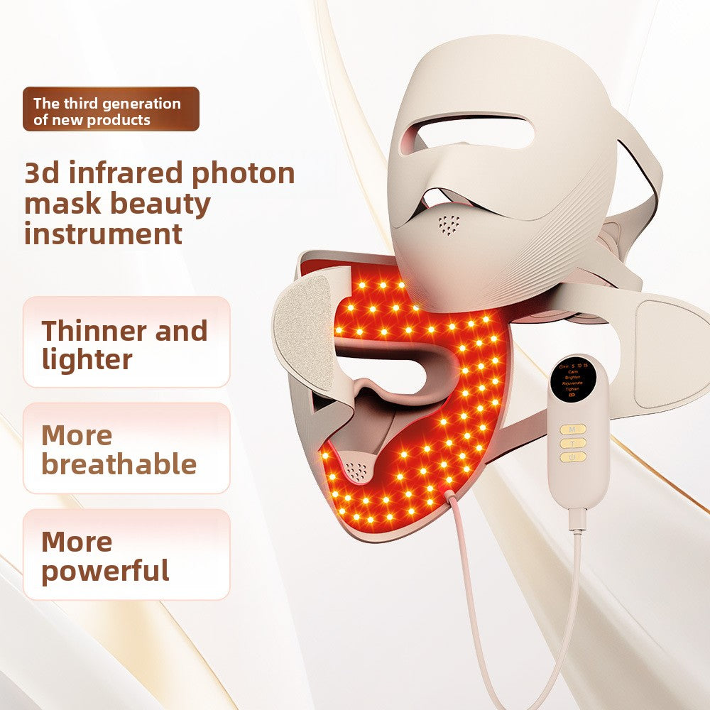LED Photon Therapy Face Mask – 4-Mode Rechargeable Light Therapy Beauty Device