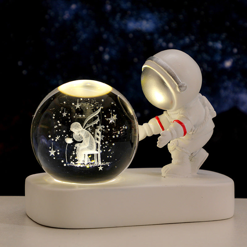 Astronaut Galaxy Projector Night Light – Starry Sky LED Lamp
