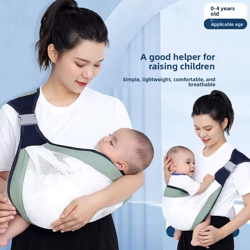 Ergonomic Baby Carrier – Lightweight Breathable Infant Waist & Horizontal Carry Sling