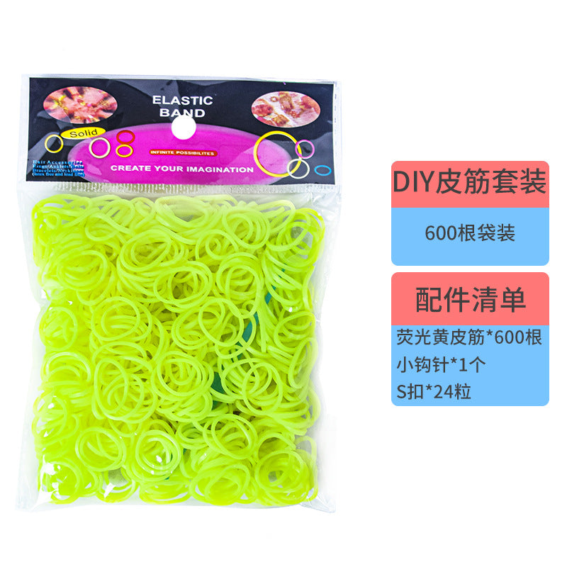 DIY Rubber Band Bracelet Kit – Colorful Weaving Craft Set for Kids