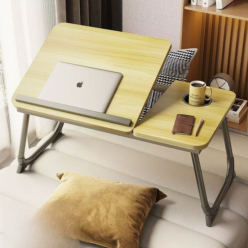 Foldable Adjustable Bed Table – Modern Laptop Desk for Bed & Sofa