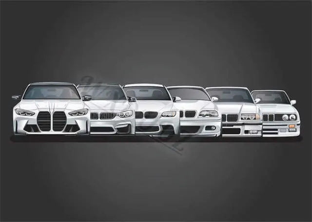 Sports Cars Frameless Canvas Wall Art – Waterproof High-Definition Inkjet Painting