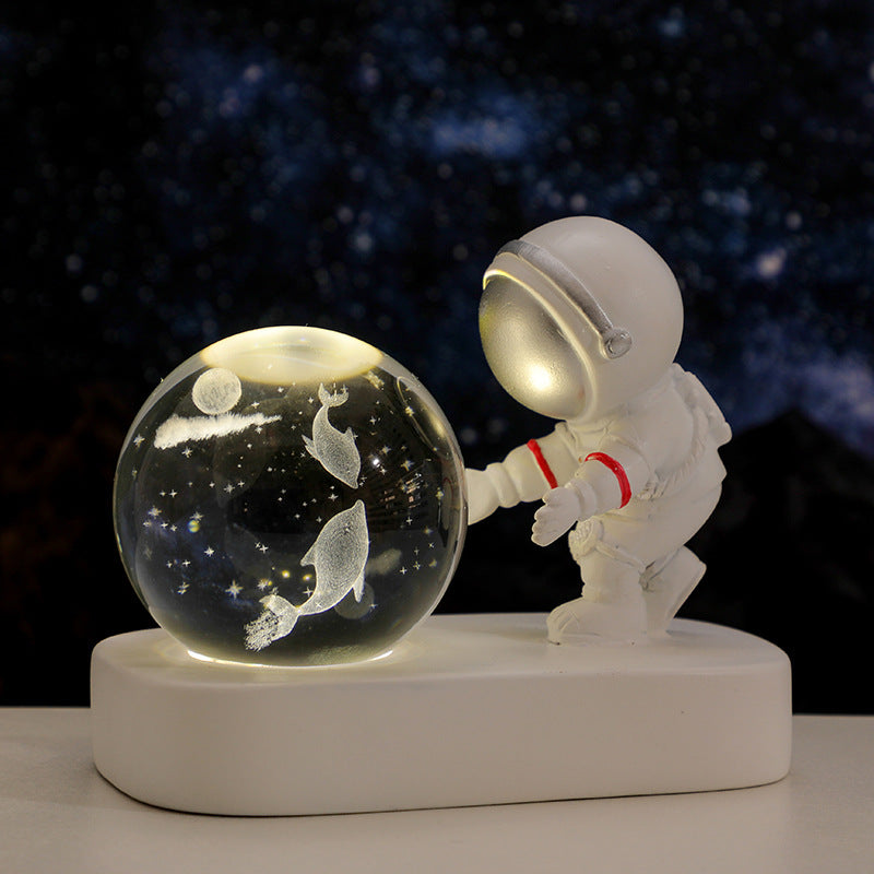 Astronaut Galaxy Projector Night Light – Starry Sky LED Lamp