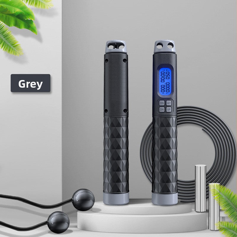 Smart Digital Jump Rope – Cordless Weighted Skipping Rope with LCD Counter & Memory Function