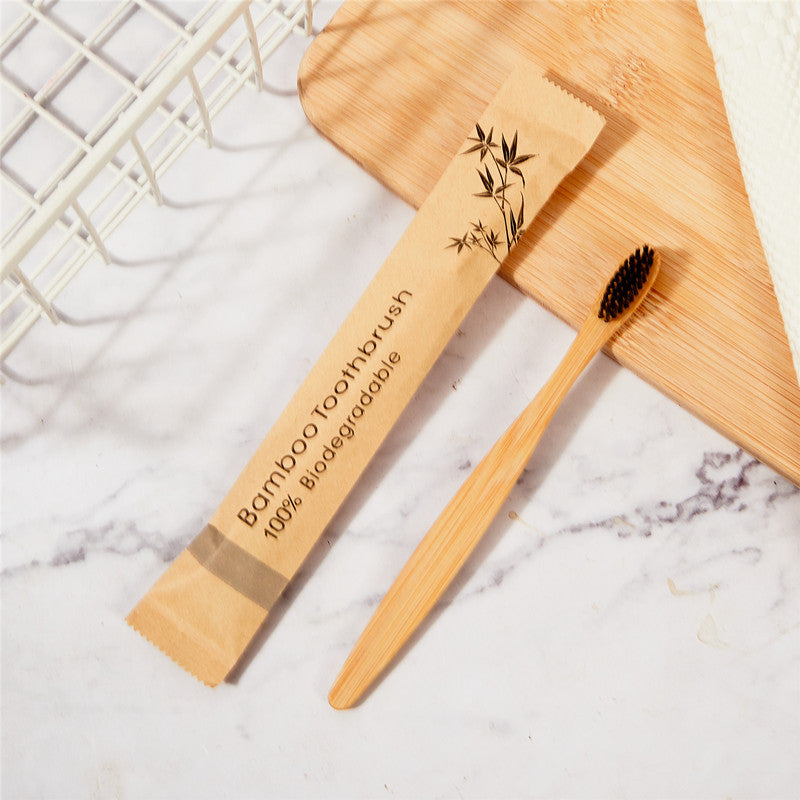 Bamboo Toothbrush – Eco-Friendly Soft Bristle Biodegradable Toothbrush