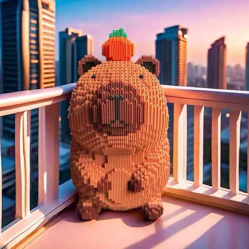 Creative Bear Flower Building Block Set – 3800 Pieces