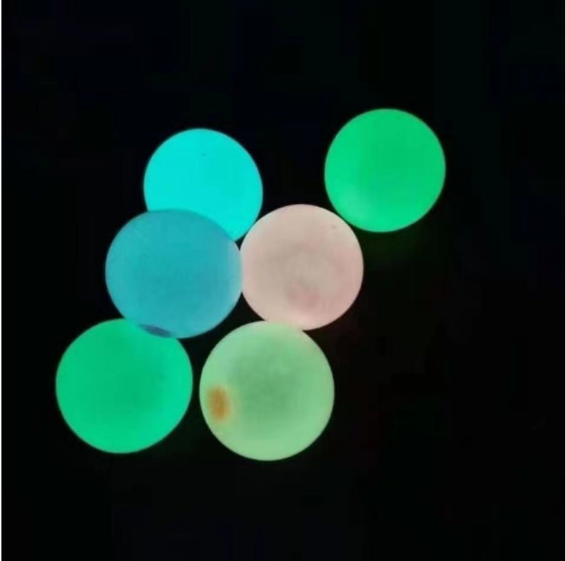 Glow-in-the-Dark Sticky Ball – Fun Stress Relief Toy