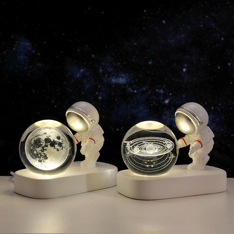 Astronaut Galaxy Projector Night Light – Starry Sky LED Lamp