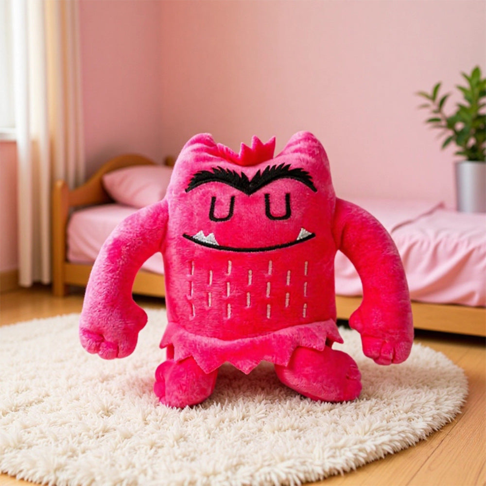 Mini Monster Plush Toy – Soft Stuffed Doll with PP Cotton Filling
