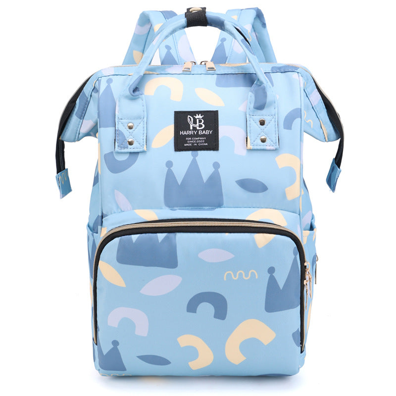 Large Capacity Mommy Diaper Backpack – Waterproof Baby Bag with Insulated Pockets