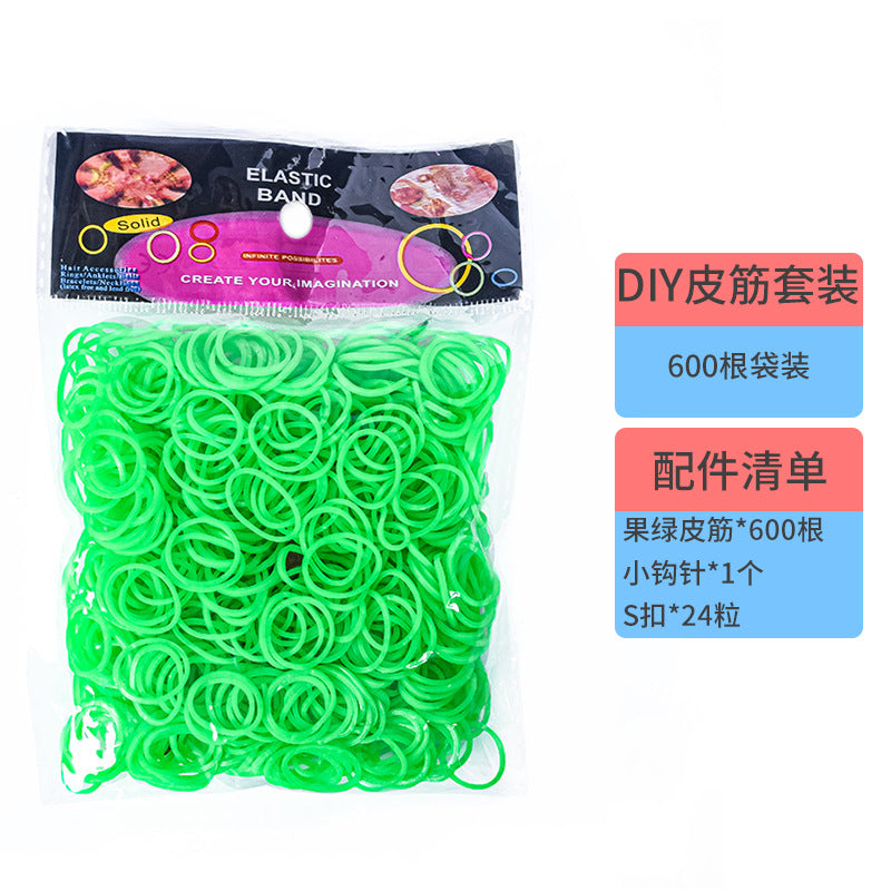 DIY Rubber Band Bracelet Kit – Colorful Weaving Craft Set for Kids