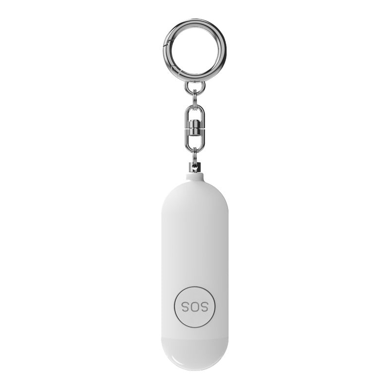 Personal Safety Alarm – Rechargeable Keychain Security Alarm with LED Light