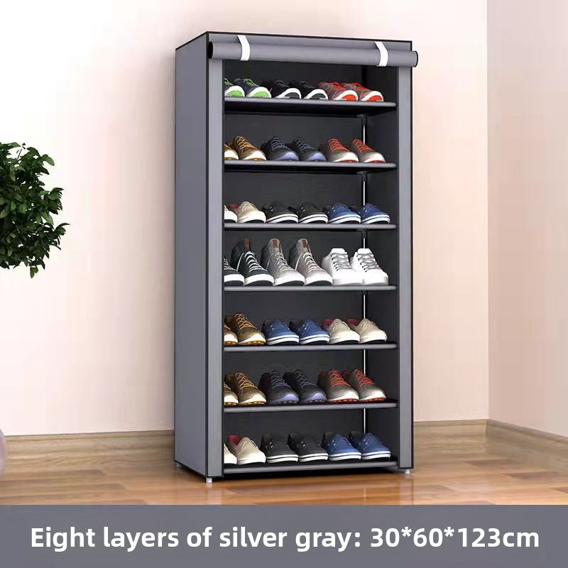Multi-Tier Dustproof Shoe Rack Organizer