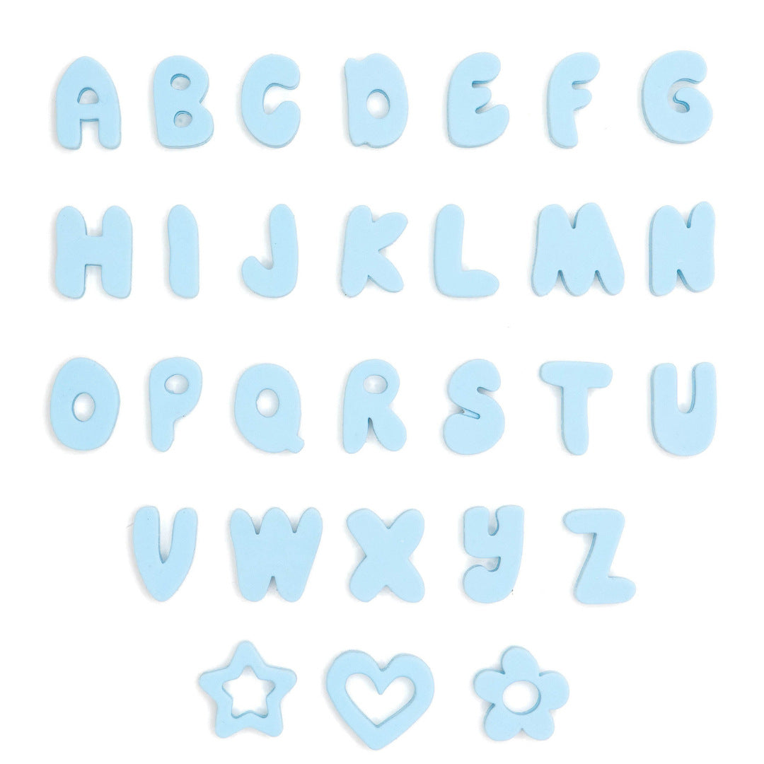 Silicone Letter Charm – Personalized Pet Collar Name Tag