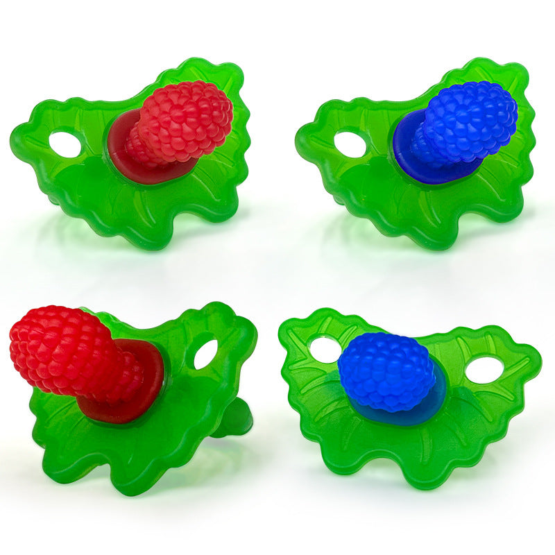 Silicone Raspberry Baby Teether – Freezable Food-Grade Teething Toy (3+ Months)